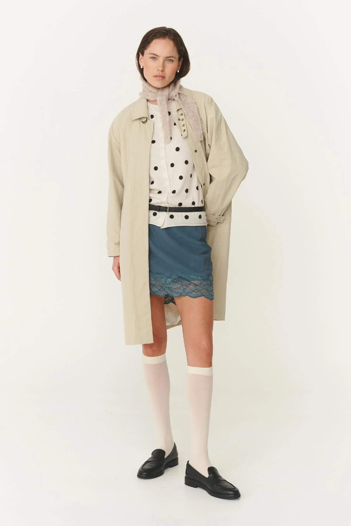 Marina Silk Mini Skirt | ROWIE - Image 5