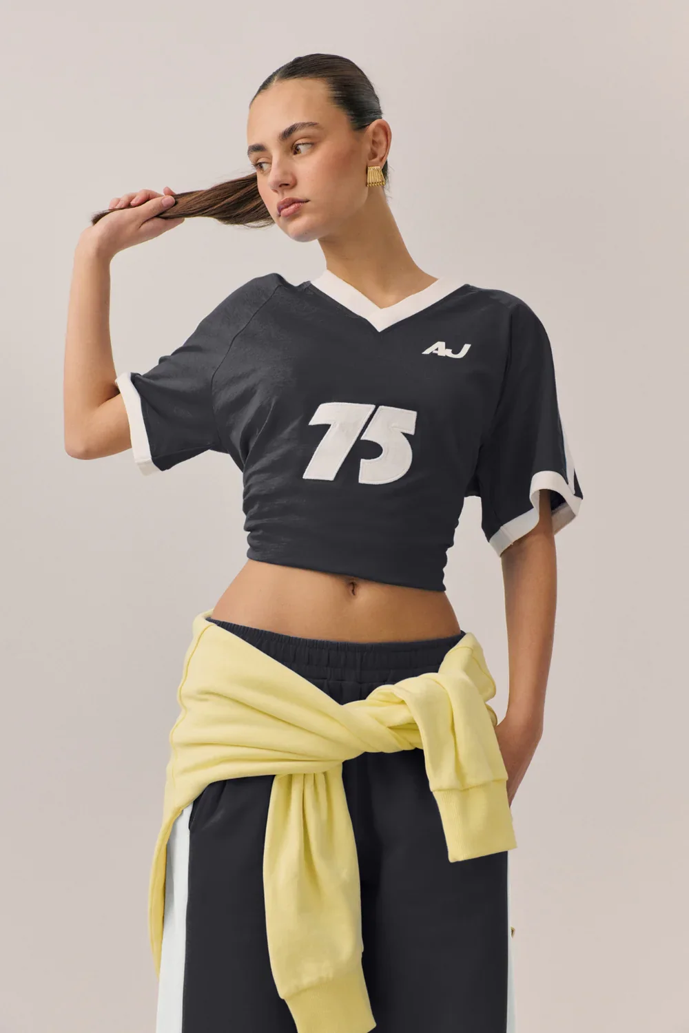 Speedy Sweatshirt Yellow Iris | Araminta James - Image 5