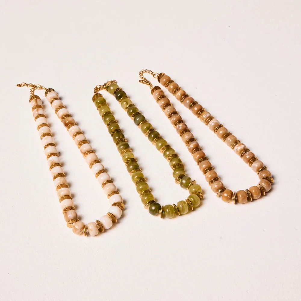 The Resin Necklace - Bone | We Are Emte - Image 3